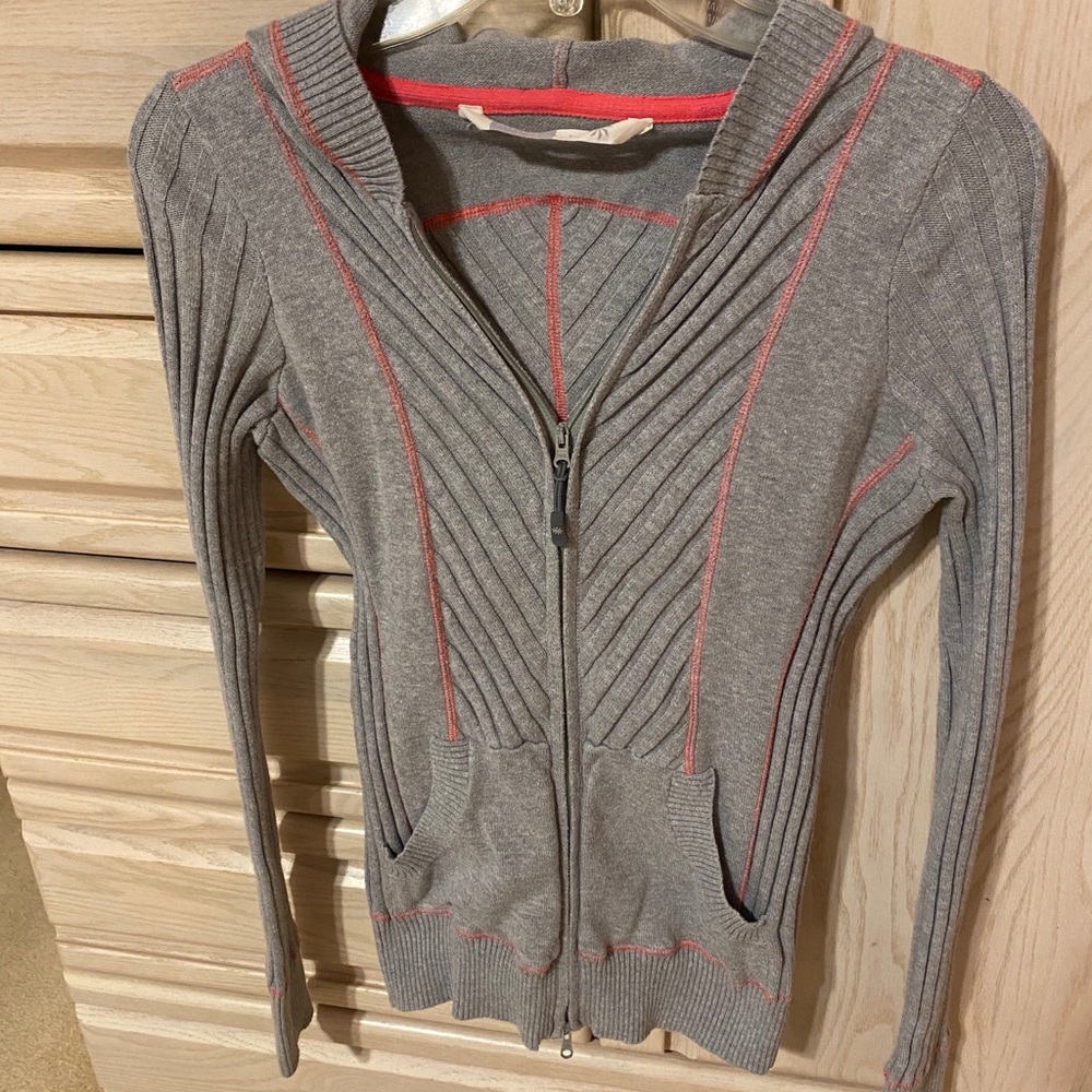 Athleta Zip Up Sweater